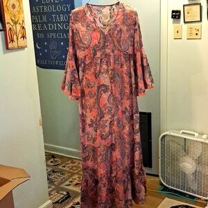 Karma Highway Gypsy Caravan Dress, M